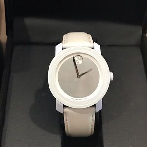White Movado Bold watch like new